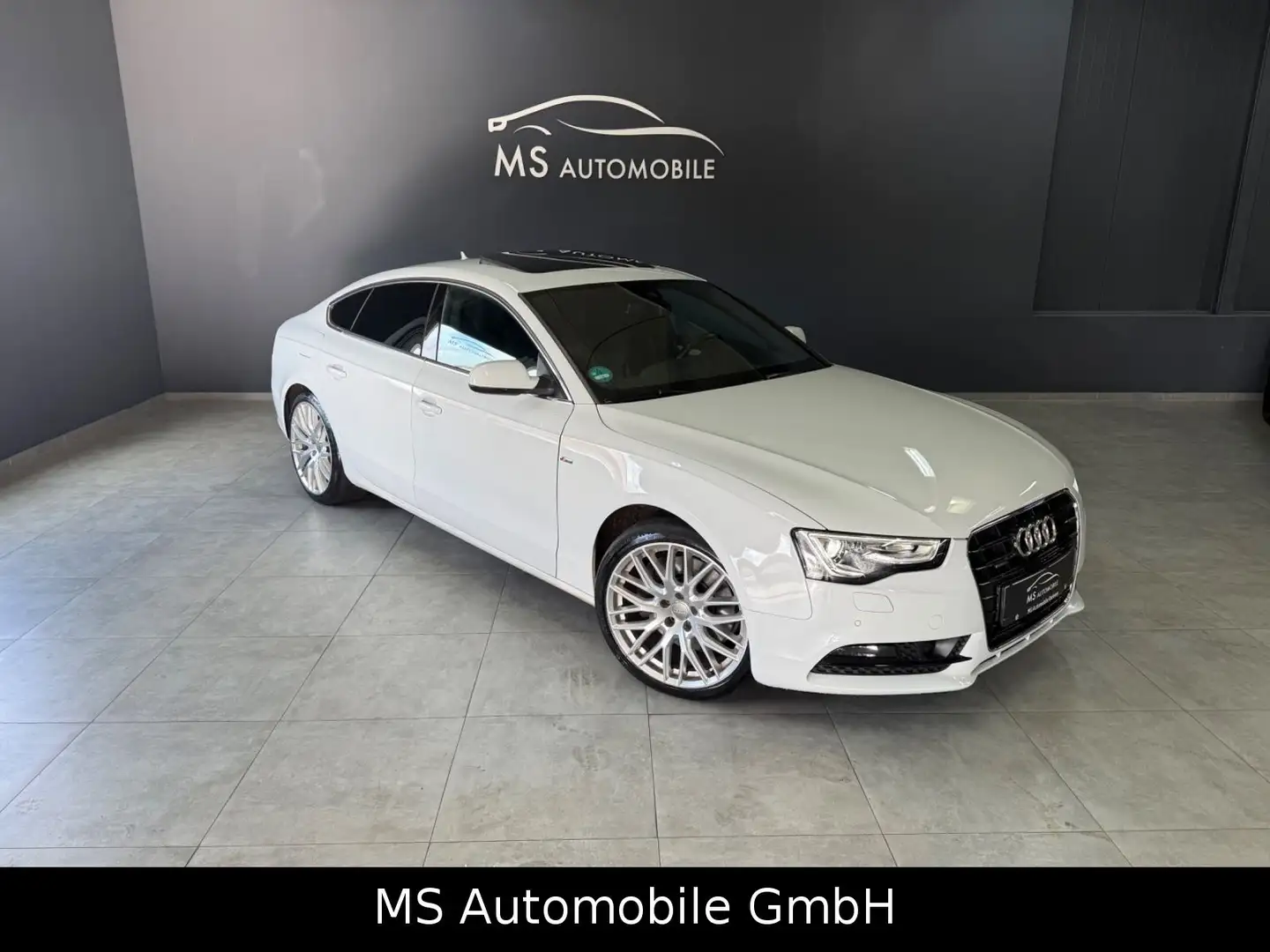 Audi A5 Sportback 3.0 TDI quattro S-Line, S-Dach, ACC Weiß - 1