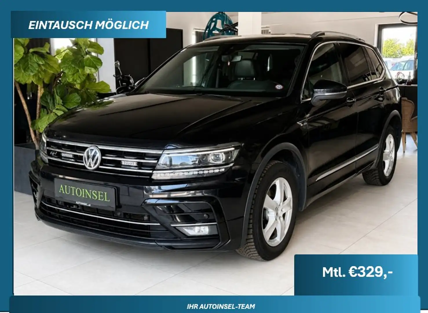 Volkswagen Tiguan Allspace R-Line 4Motion AUT. Schwarz - 1