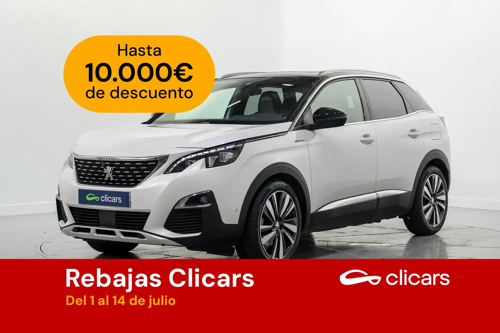 Peugeot 3008 Hybrid4 300 GT e-EAT8 Blanco - 1