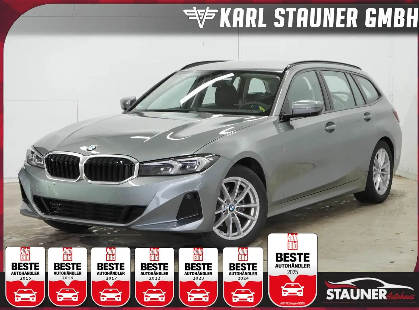 BMW 318 i Touring LED-SCHEINWERFER NAVI KAMERA KLIMA Grau - 1