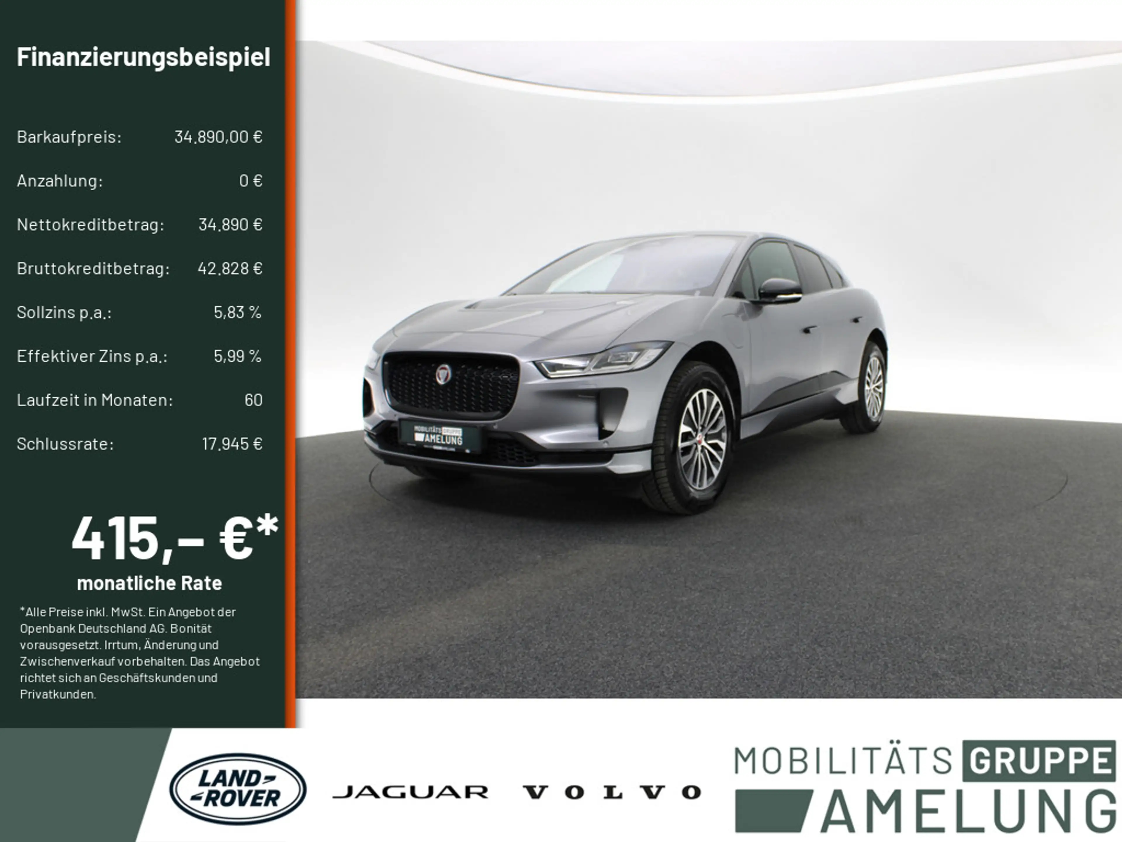 Jaguar I-Pace S aus Erstbesitz KAMERA NAVI ACC LED