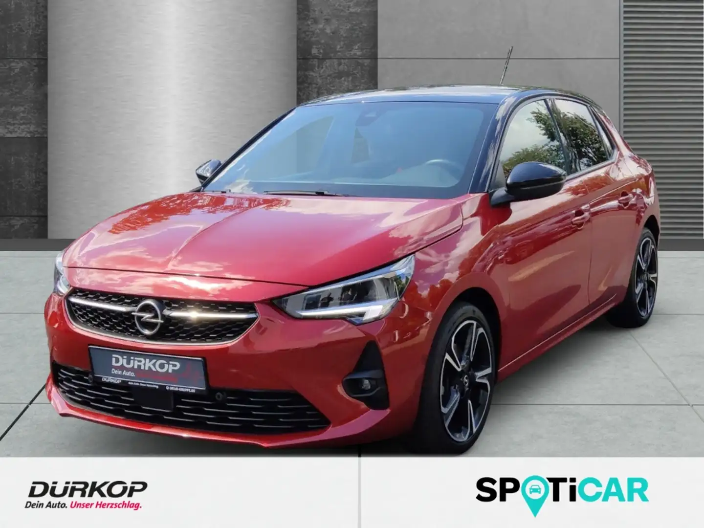Opel Corsa 1.2 Turbo GS Line 8-AT PDC v.&h. Sitzhzg. Rood - 1