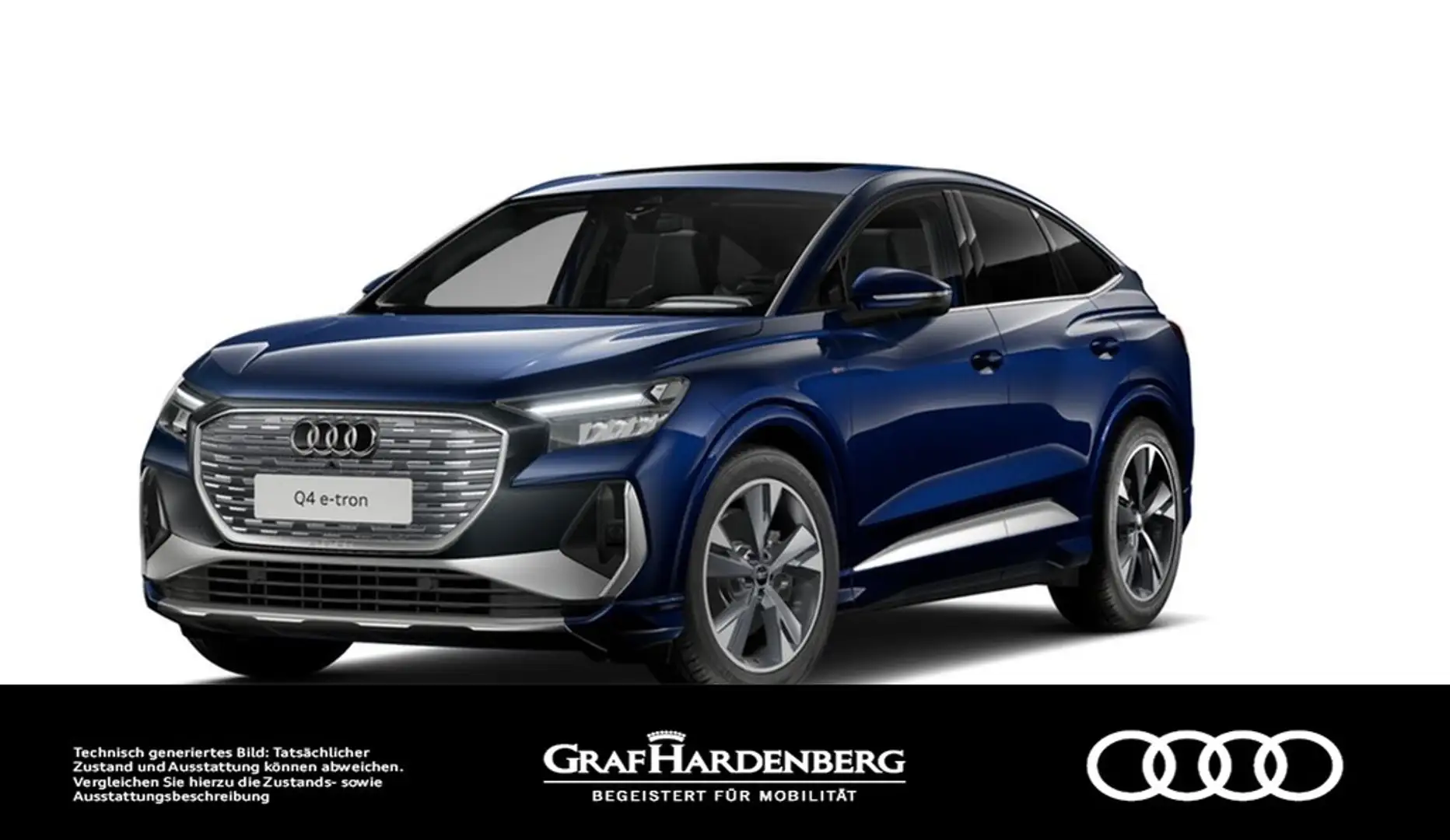 Audi e-tron S line LED Navi Pano Blauw - 1