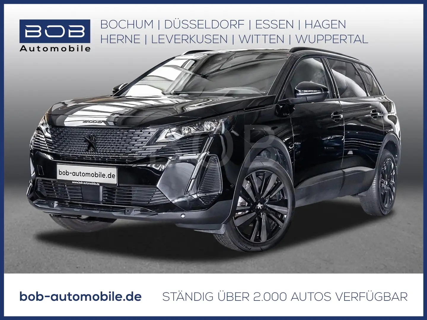 Peugeot 5008 1.2 PureTech 130 Aut. GT 7-SITZER NAVI LED Schwarz - 1