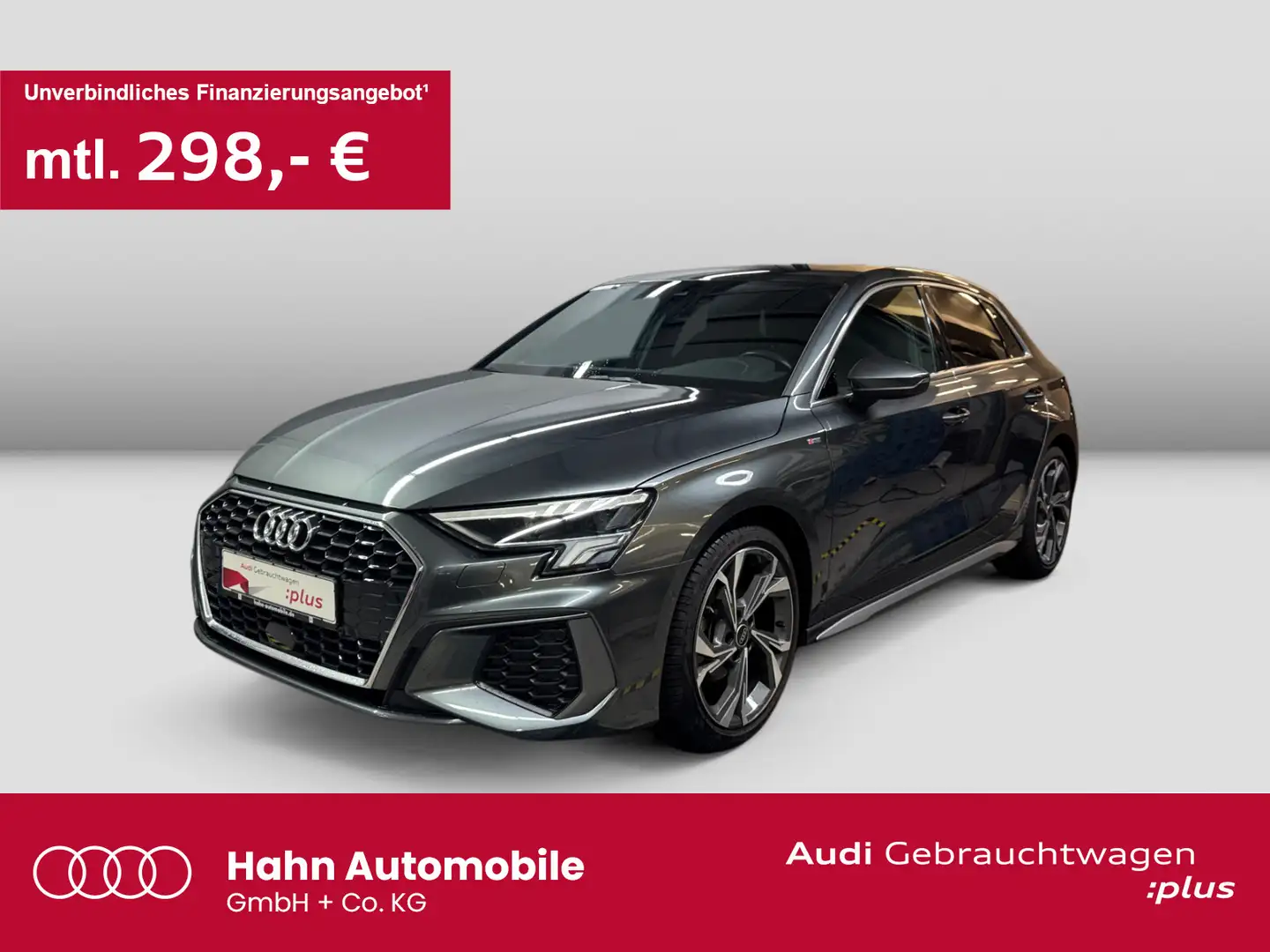 Audi A3 35 TFSI S line Virtual CAM Carplay Grau - 1