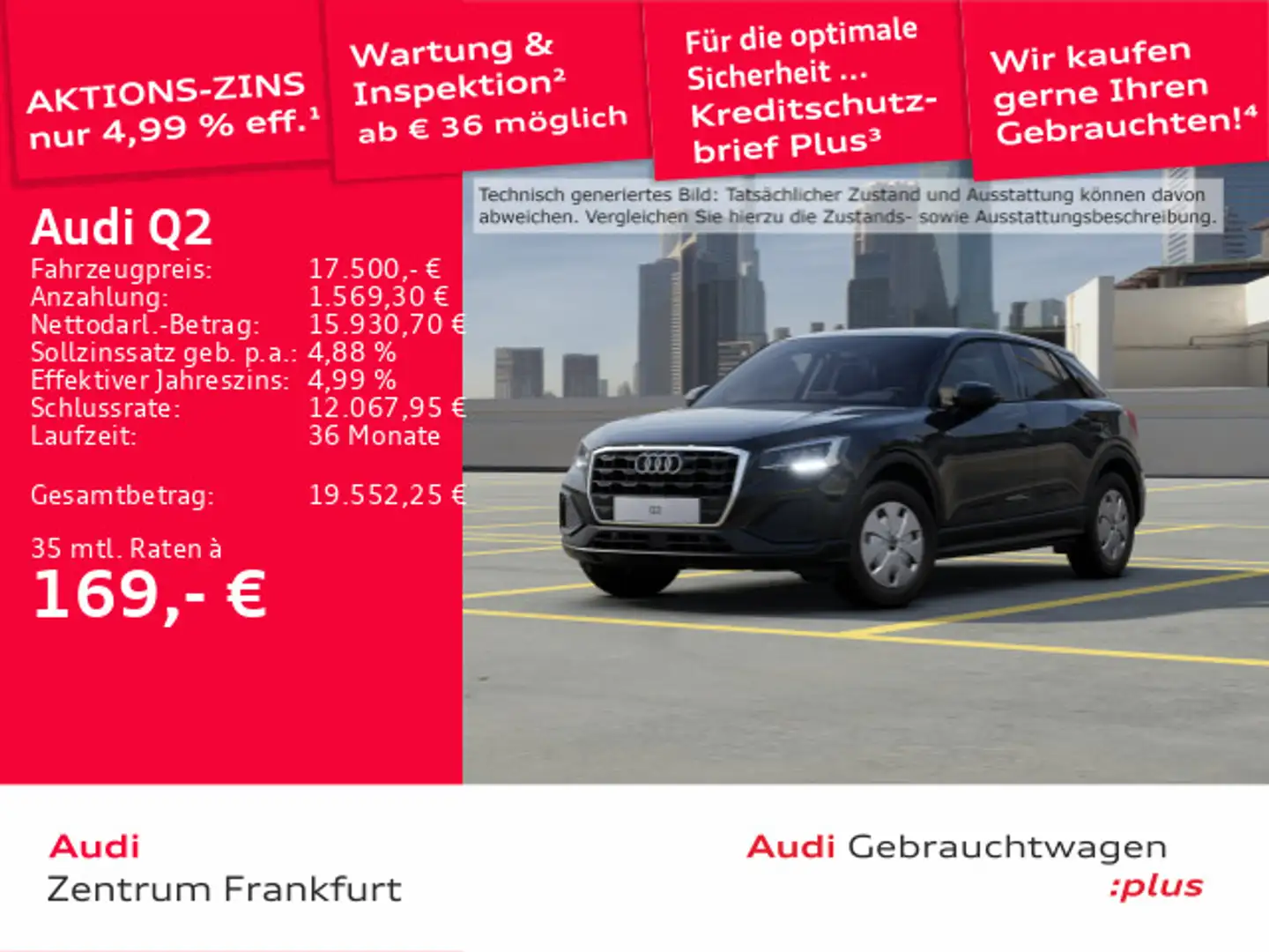 Audi Q2 30 TFSI LED DAB Tempomat Schwarz - 1