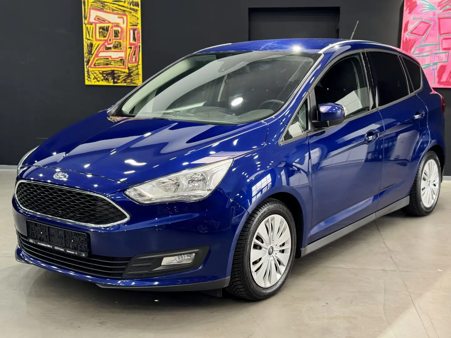 Ford C-Max Business Edition*1.Hand*TÜV NEU*Navi*sitzhz.* Blau - 1