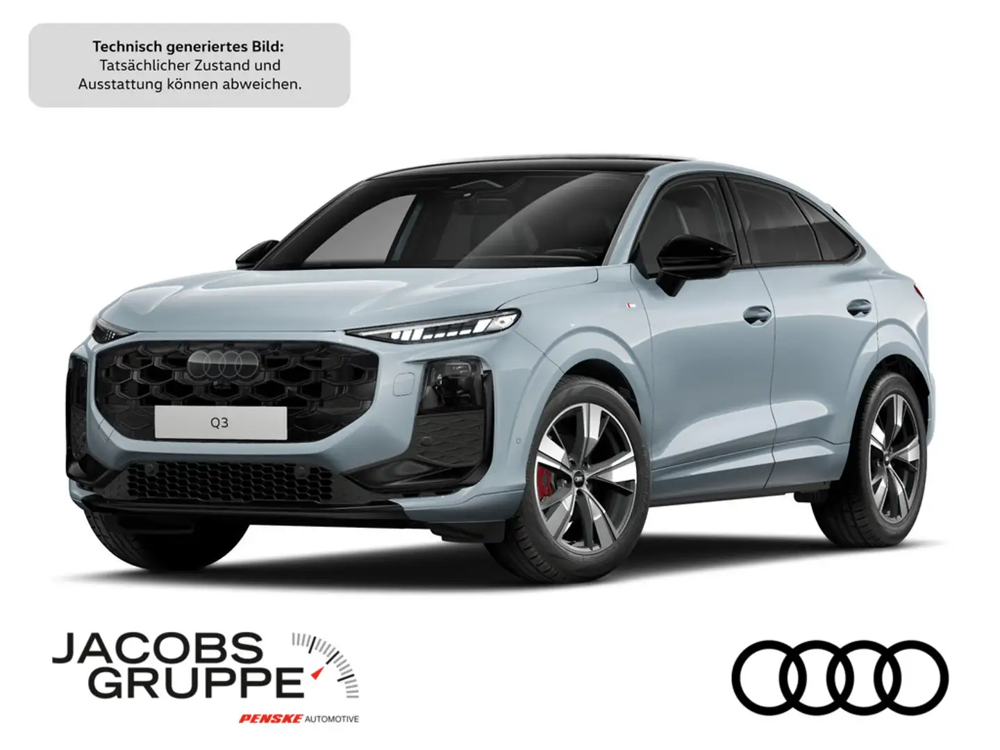 Audi Q3 Sportback TFSI 2xS line/Black/Pano/LED+/ACC/19Zoll Gris - 1