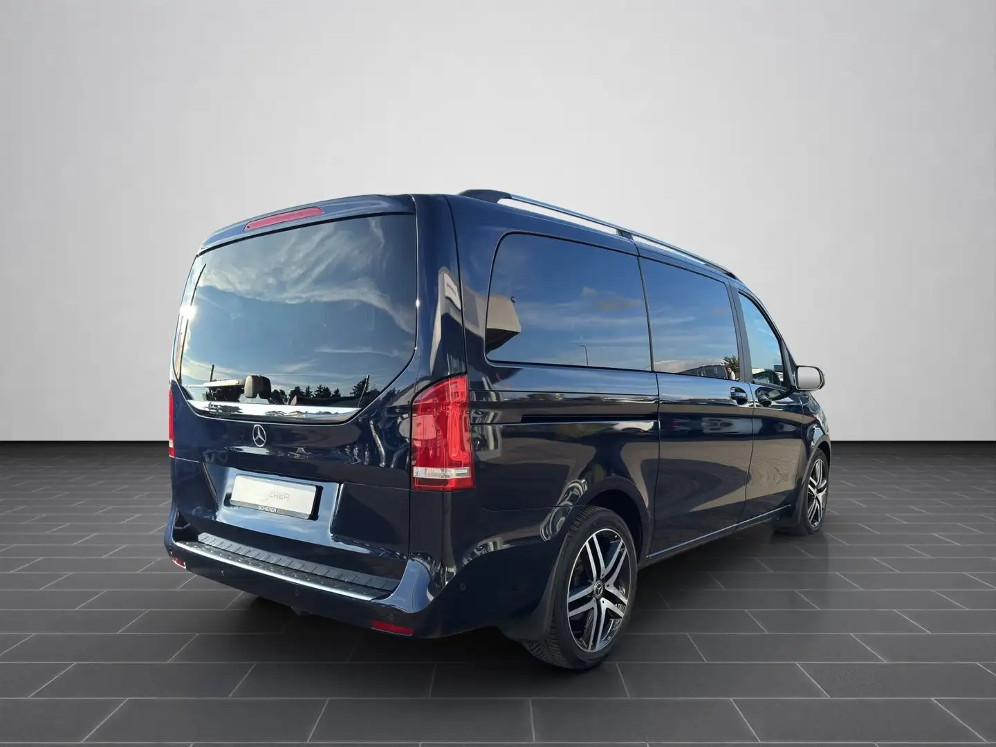 Mercedes-Benz V 220 d Edition 4MATIC lang LED AHK RFK Blau - 2