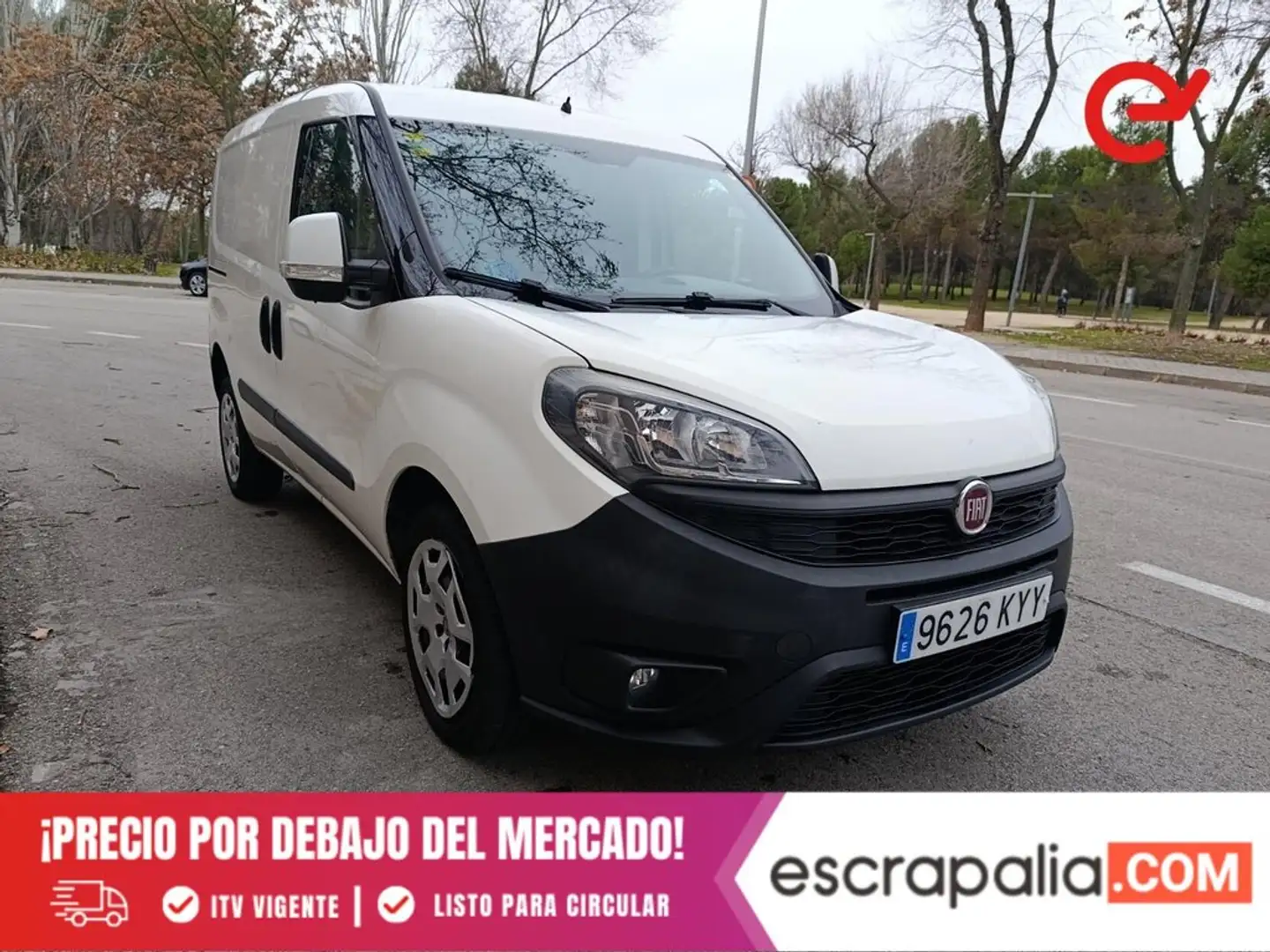 Fiat Doblo Cargo 1.4 T-Jet GNC Base Maxi Blanc - 1
