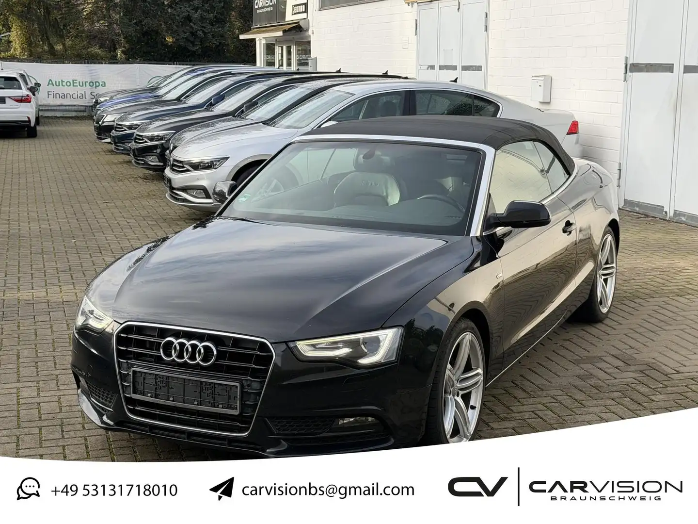 Audi A5 Cabrio *S-LINE*LEDER/ALCAN*NAVI*XENON*PDC* Schwarz - 1