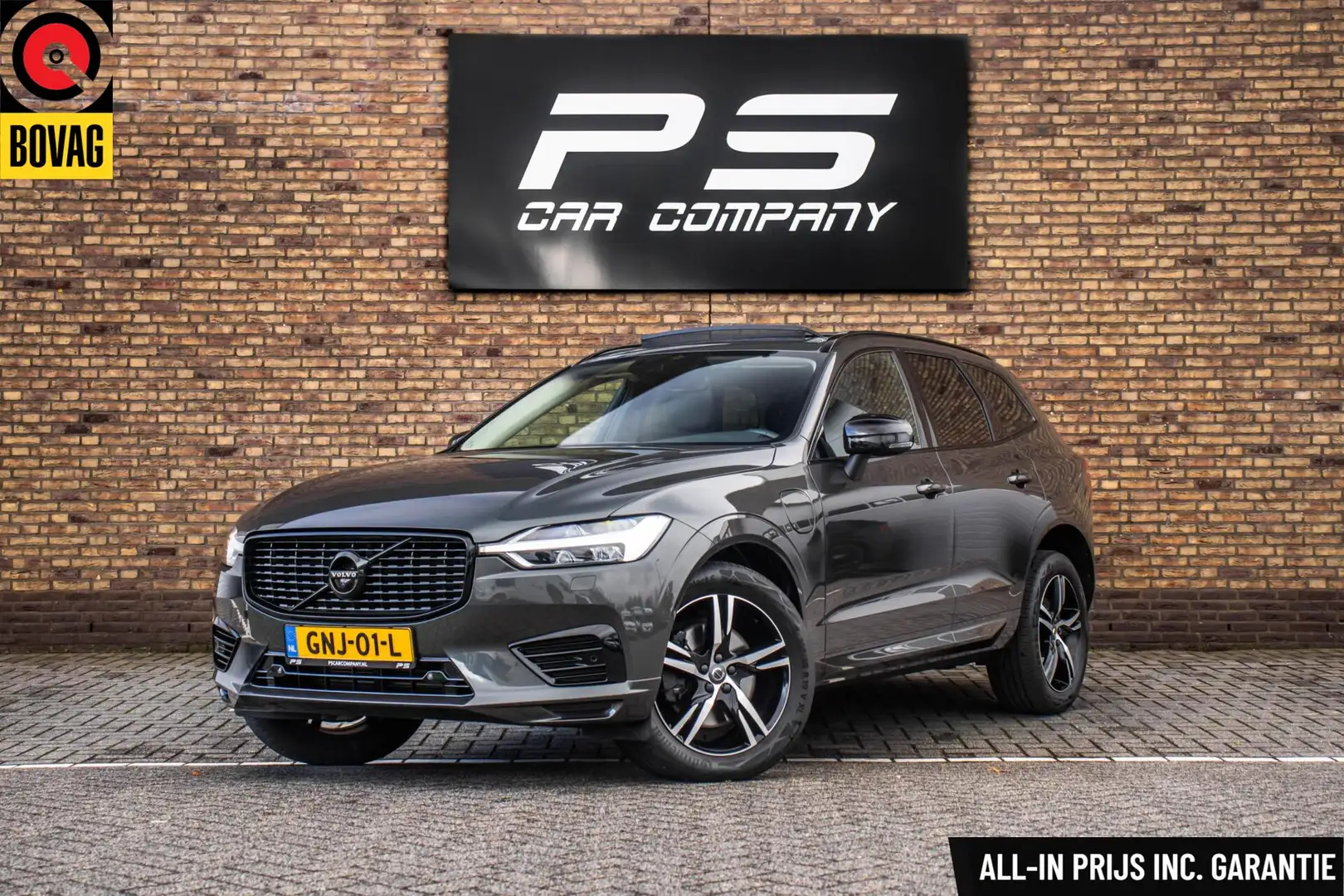 Volvo XC60 2.0 Recharge T6 AWD R-Design, Leder, Pano, H&K Grijs - 1