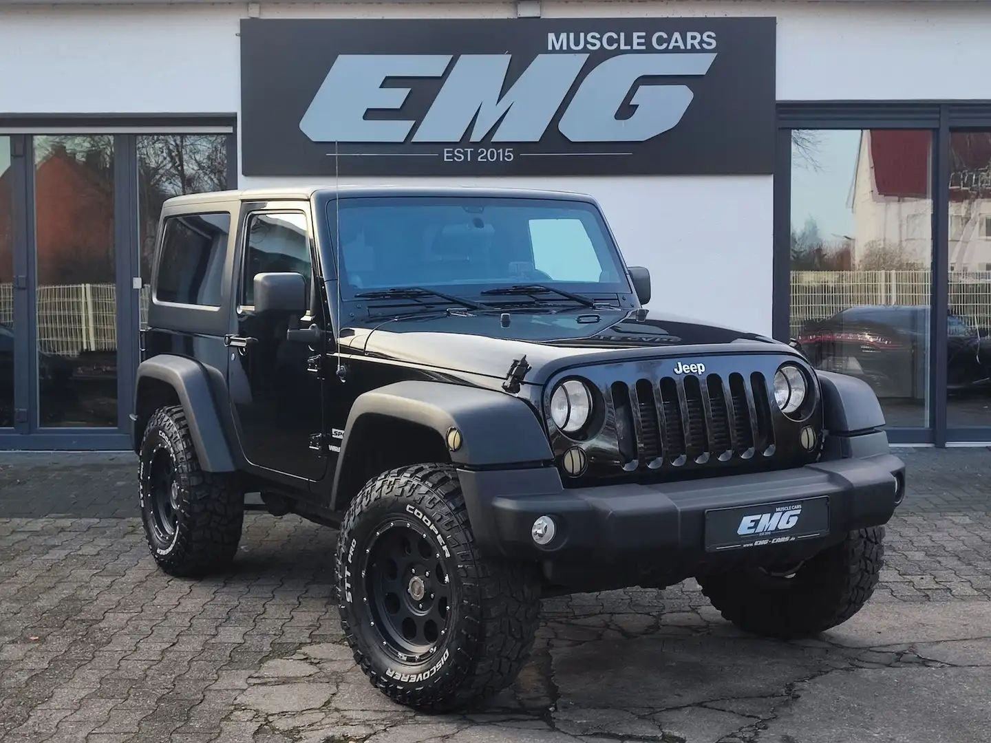 Jeep Wrangler 2.8 CRD Sport*LIFTED*HARDTOP*AHK*6-GANG* Schwarz - 1