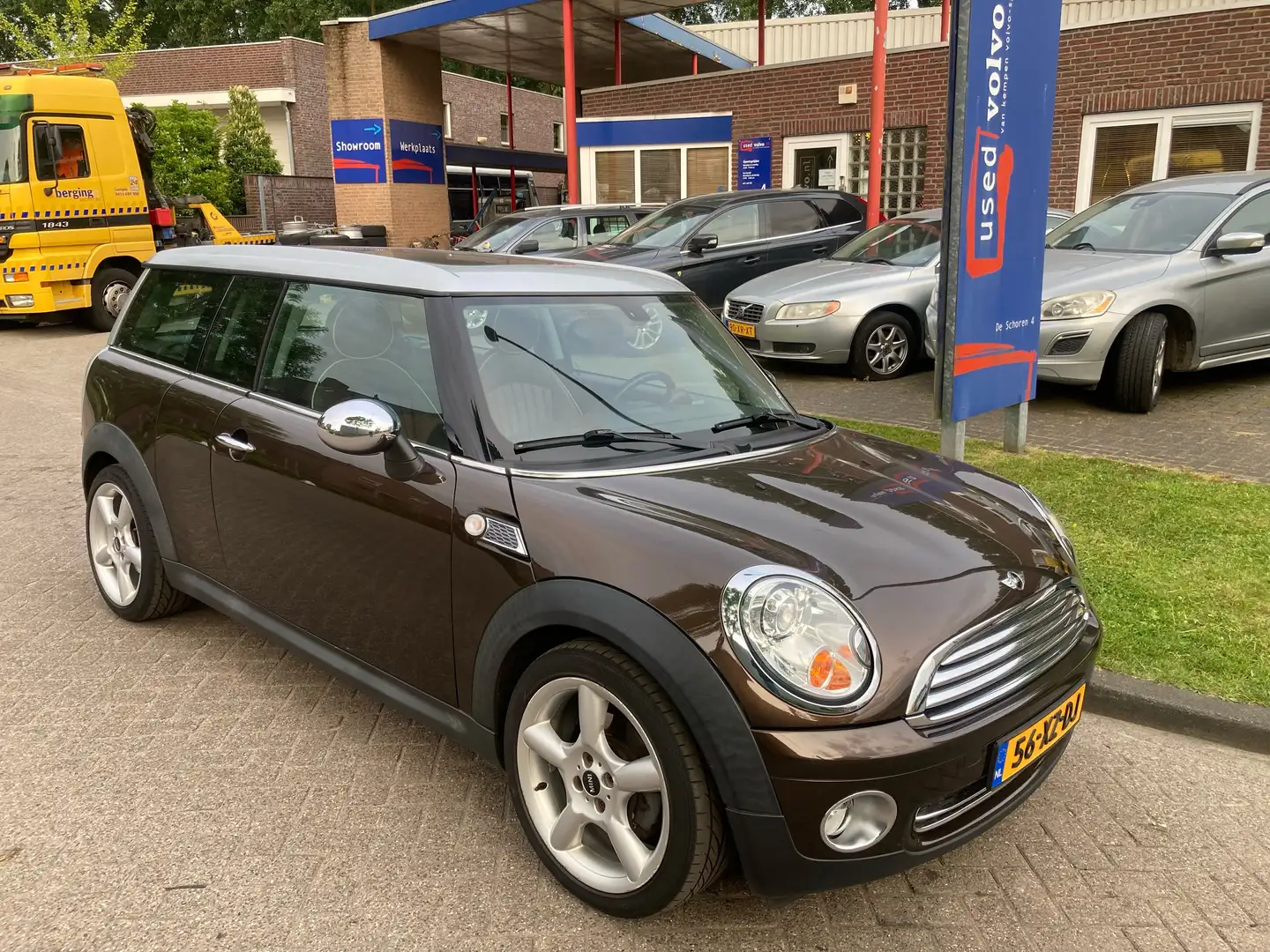 MINI Cooper Clubman 1.6 120PK Leer, Navi, Panorama, LMV, etc. etc. Bruin - 1