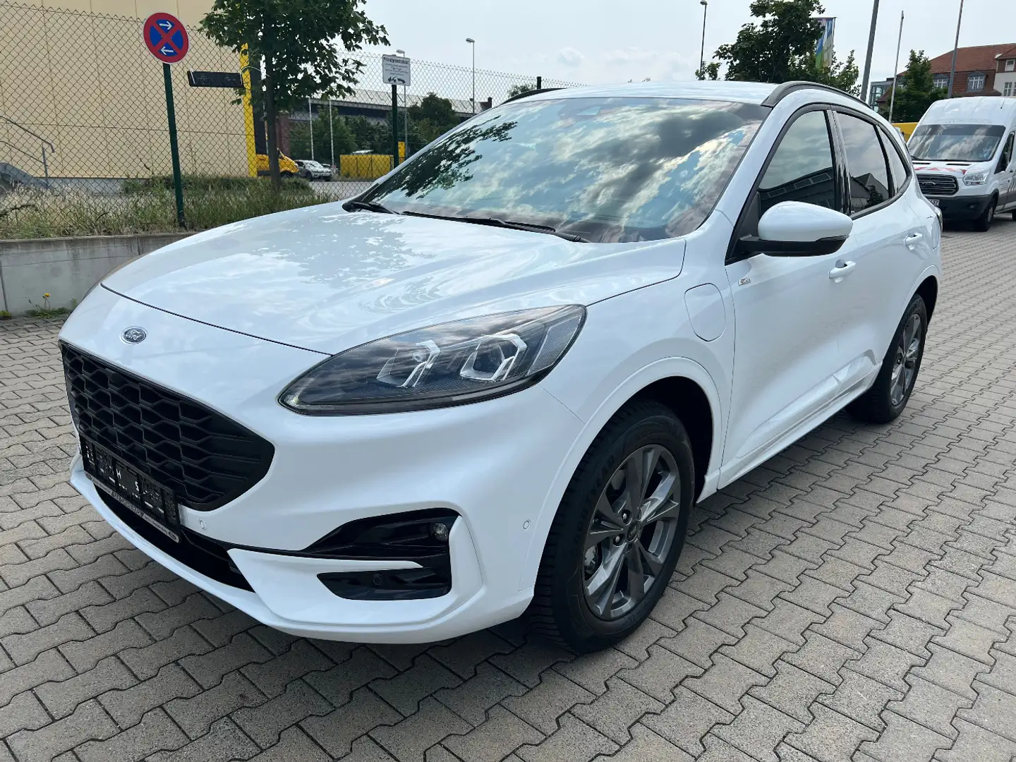 Ford Kuga ST-LINE X 2.5 PHEV LED+NAV+HUD+RFK+TWA PDC Blanc - 2