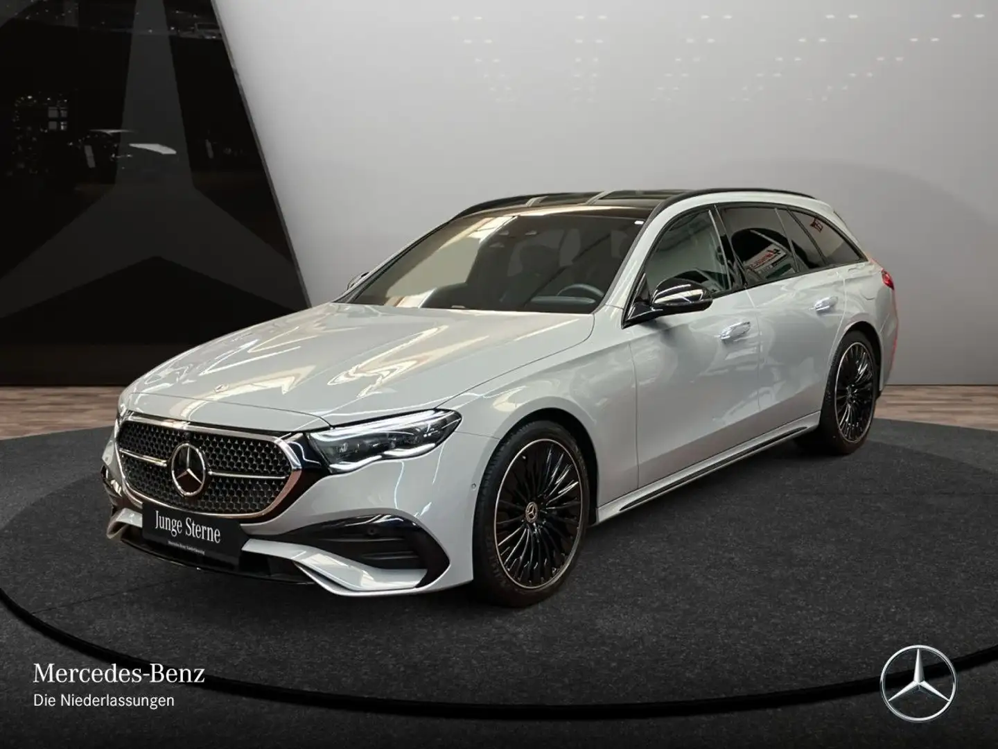Mercedes-Benz E 300 de T AMG Fahrass 360° Pano Distr. AHK Night Grigio - 2