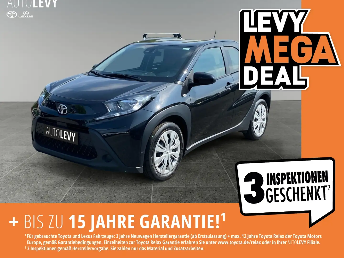 Toyota Aygo X 1.0 Business CARPLAY*AA*KAMERA* Чорний - 1