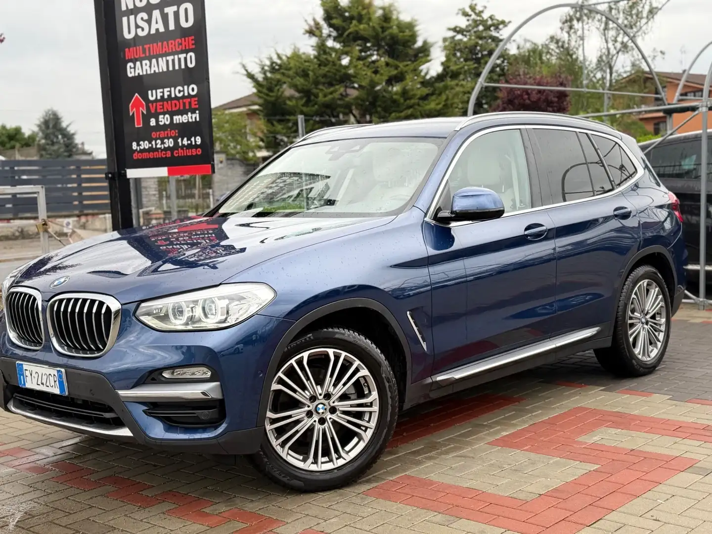 BMW X3 xDrive20d xLine Bleu - 2