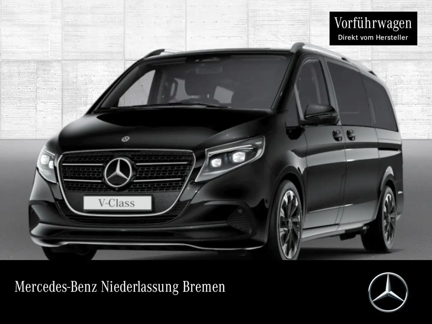 Mercedes-Benz V 250 d STYLE+9G+AHK+StandHZ+Klimaautom.+Navi+DIS Schwarz - 1