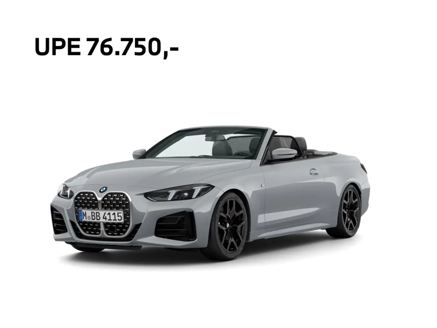 BMW 420 i Cabrio M Sport HUD Park-Assistent Lenkradheizung Grau - 1