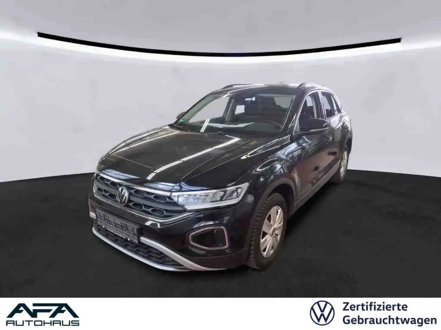 Volkswagen T-Roc 1.5 TSI LIFE DSG AHK*RFK*LED*LM18*Navi*DC Schwarz - 1