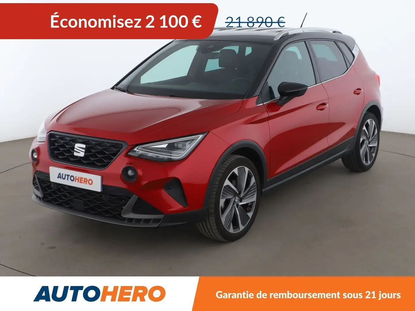 SEAT Arona 1.5 TSI ACT FR DSG7 Rouge - 1