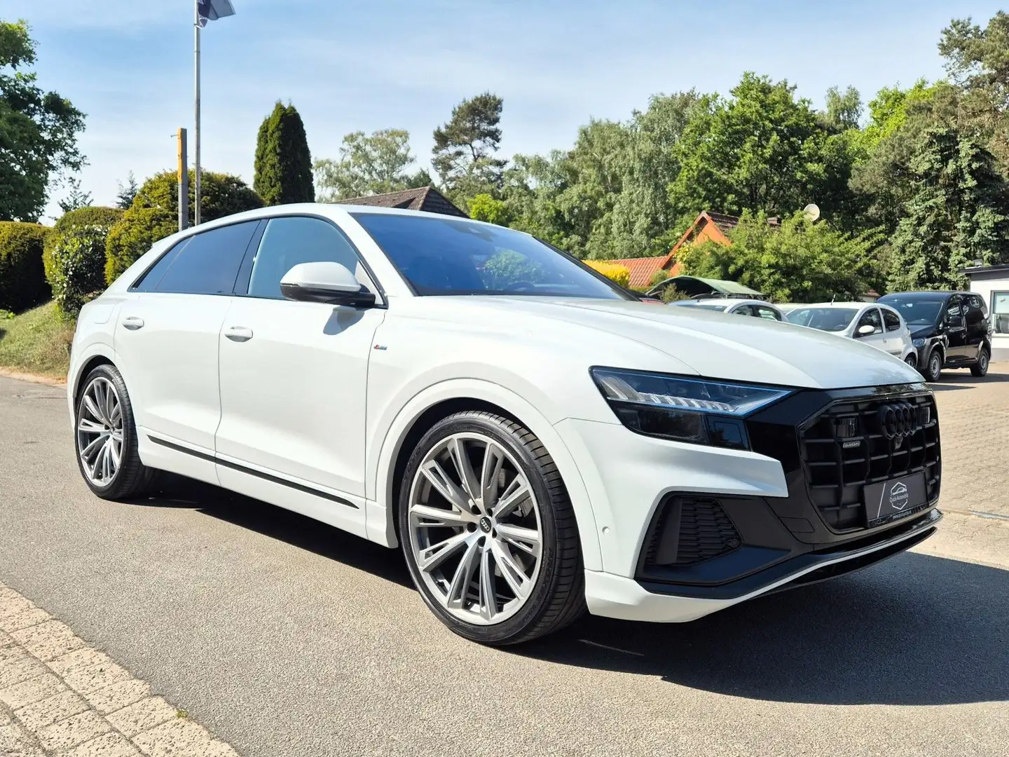 Audi Q8 50 TDI quattro 3.0 S line |B&O|360°Cam|SHG| Weiß - 1