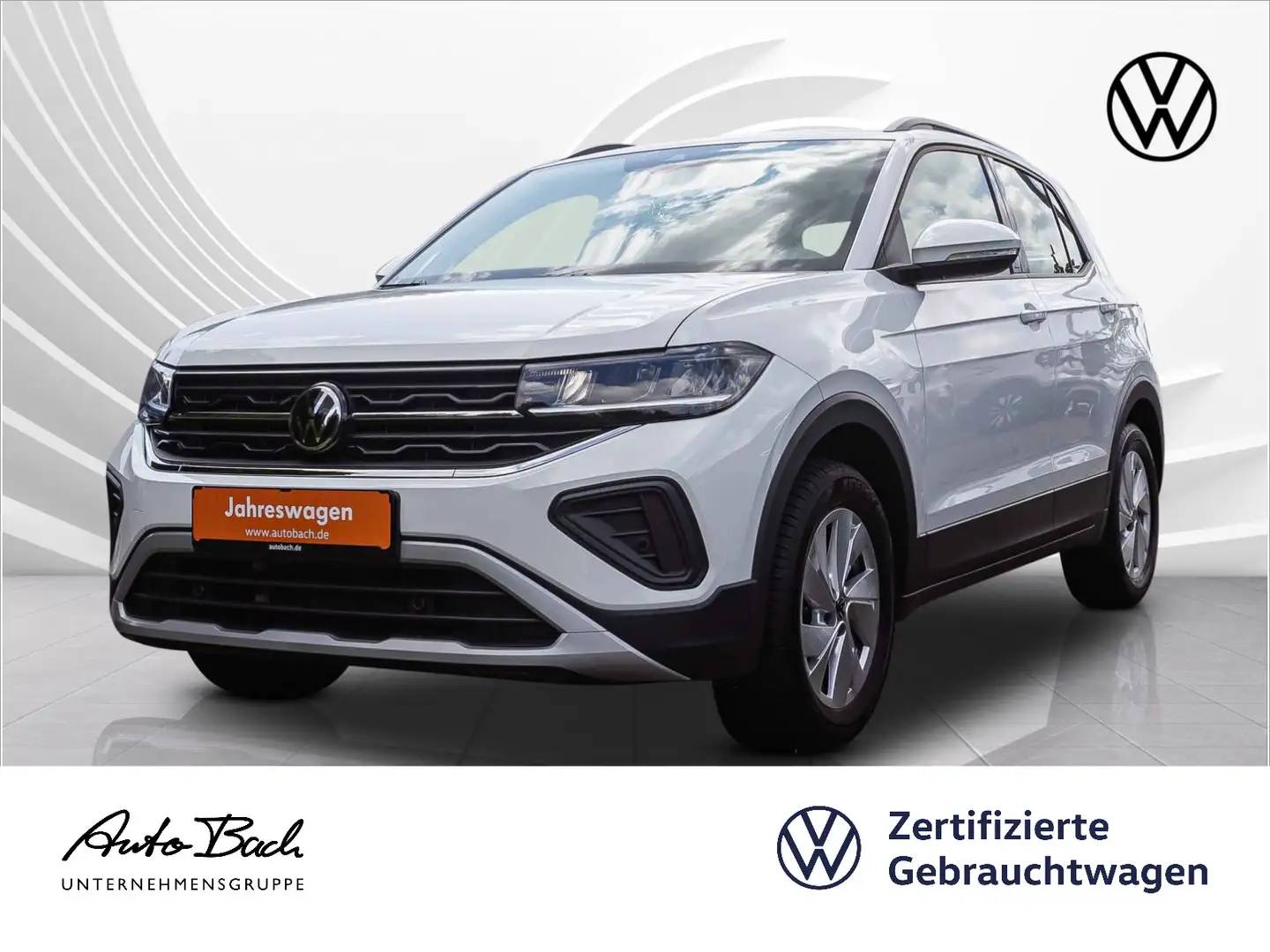 Volkswagen T-Cross 1.0 TSI "Life" LED Digital Cockpit ACC E Blanc - 1