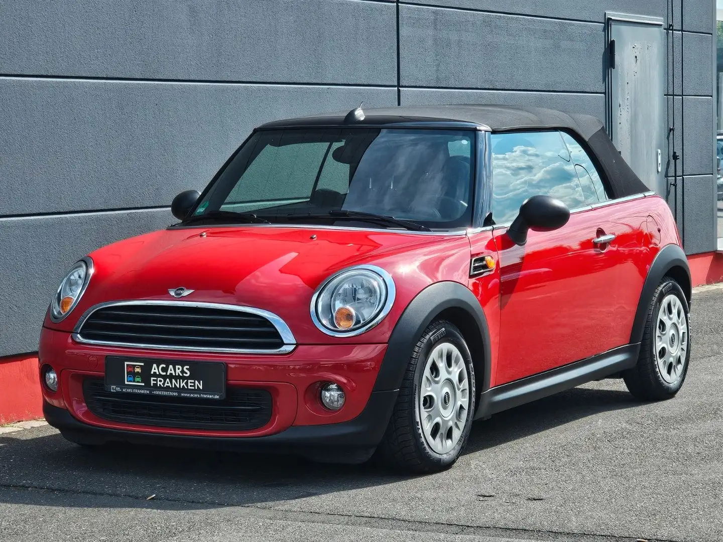 MINI One Cabrio One 1.6 *1.Hand*Scheckheft*Navi Rot - 2