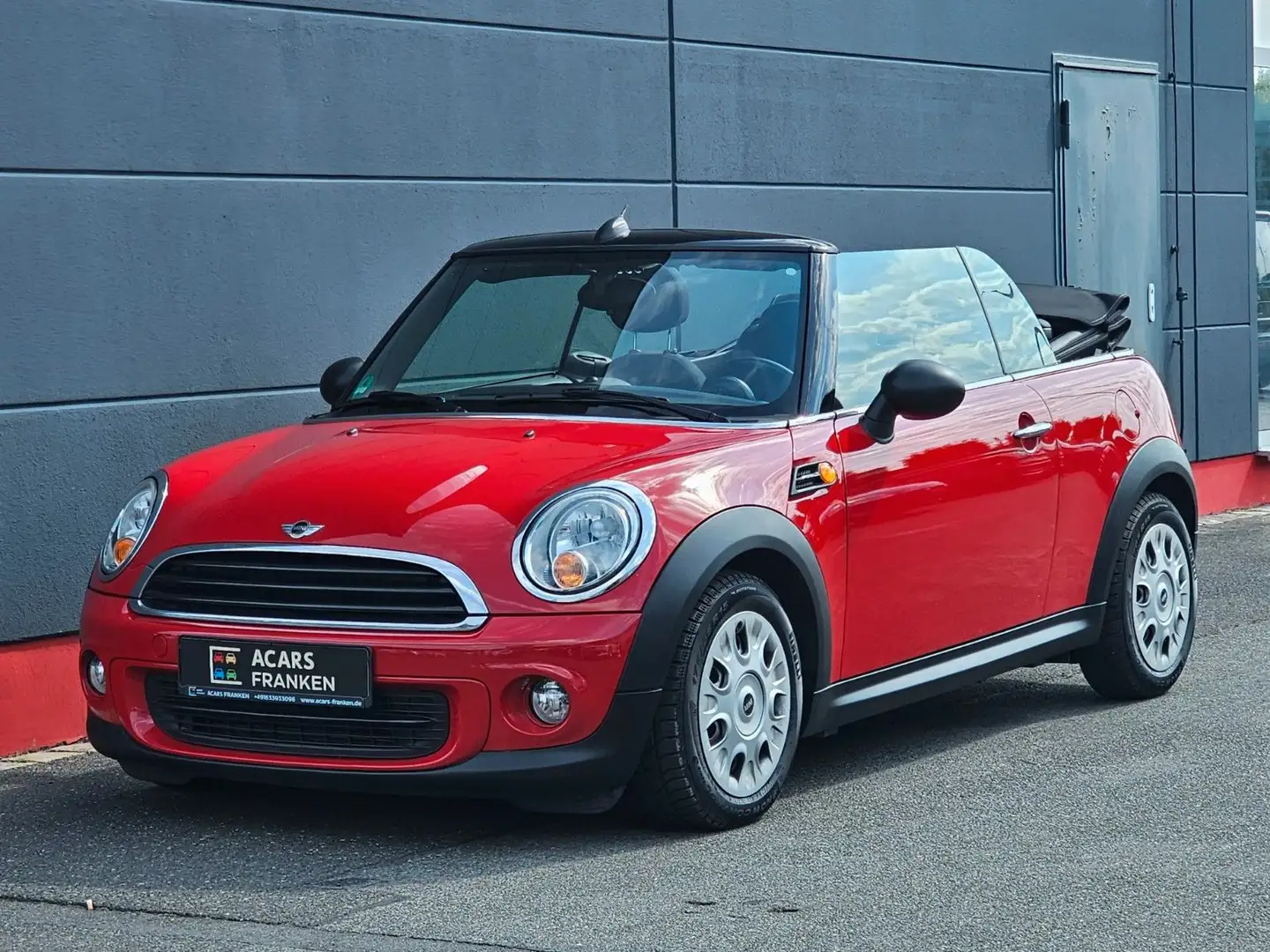 MINI One Cabrio One 1.6 *1.Hand*Scheckheft*Navi Rot - 1