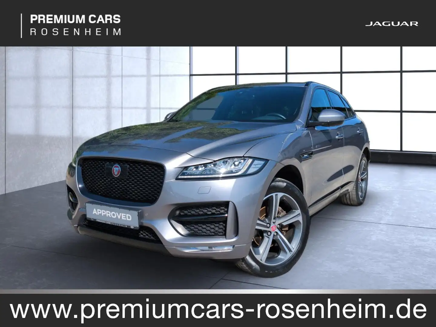 Jaguar F-Pace 20d R-Sport AWD AHK/Pano/Winter Sportpaket Gris - 1