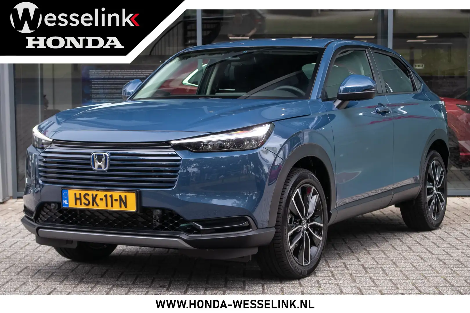Honda HR-V 1.5 e:HEV Elegance - All-in rijklrprs | Navi | Car Blauw - 1