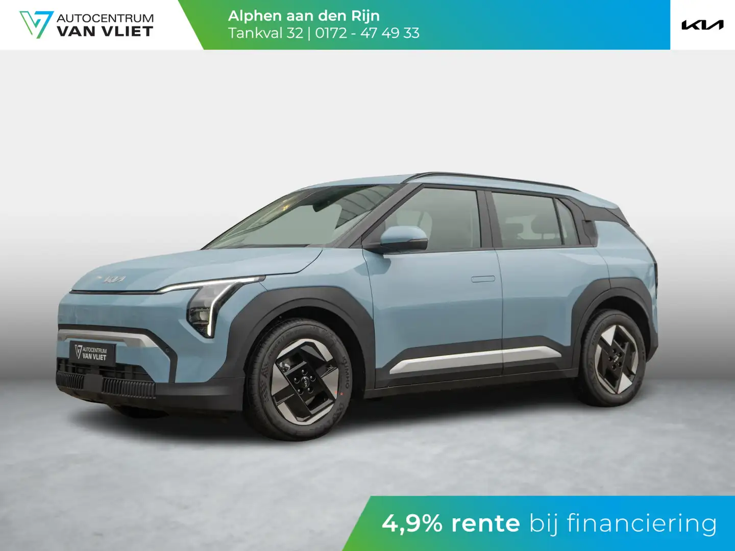 Kia EV3 Air 58.3 kWh ANWB Private Lease v.a € 479,-| Uit v Blauw - 1