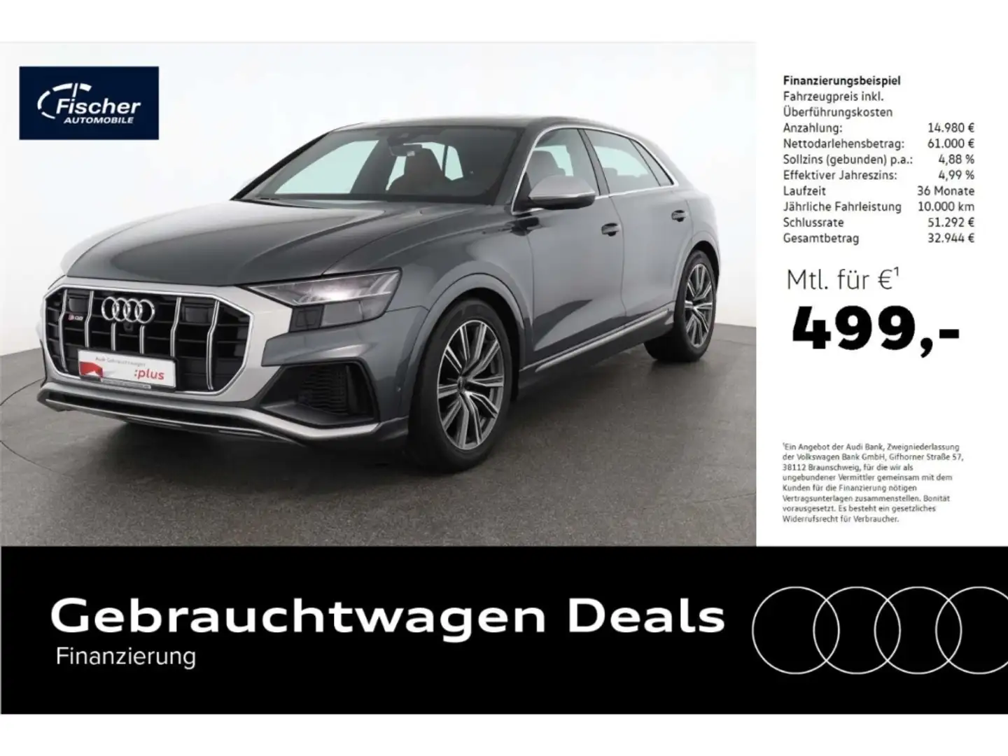 Audi SQ8 4.0 TFSI quattro Gris - 1