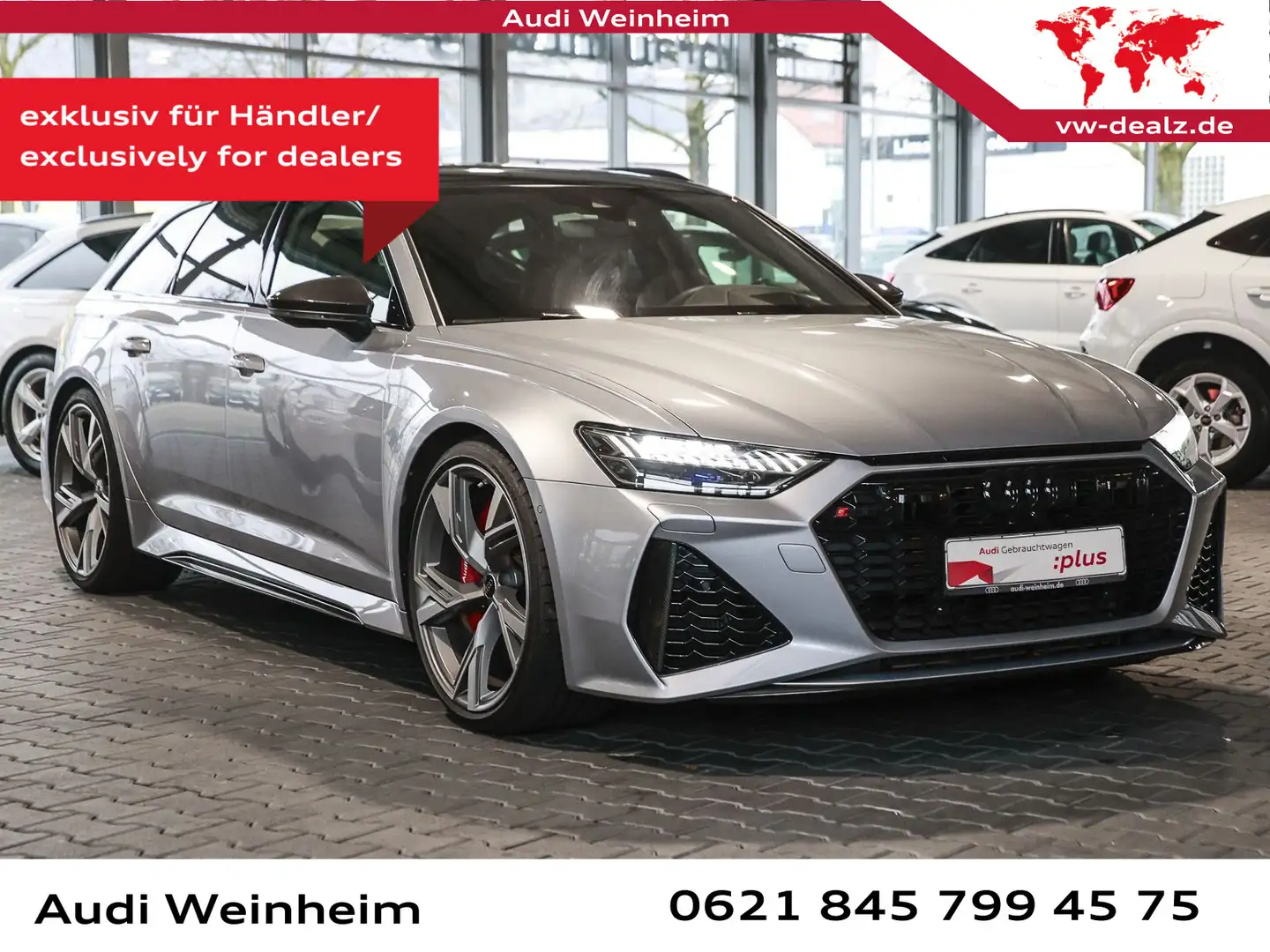 Audi RS6 RS6 Avant TFSI exclusive Carbon Dynamik Design P Silber - 2