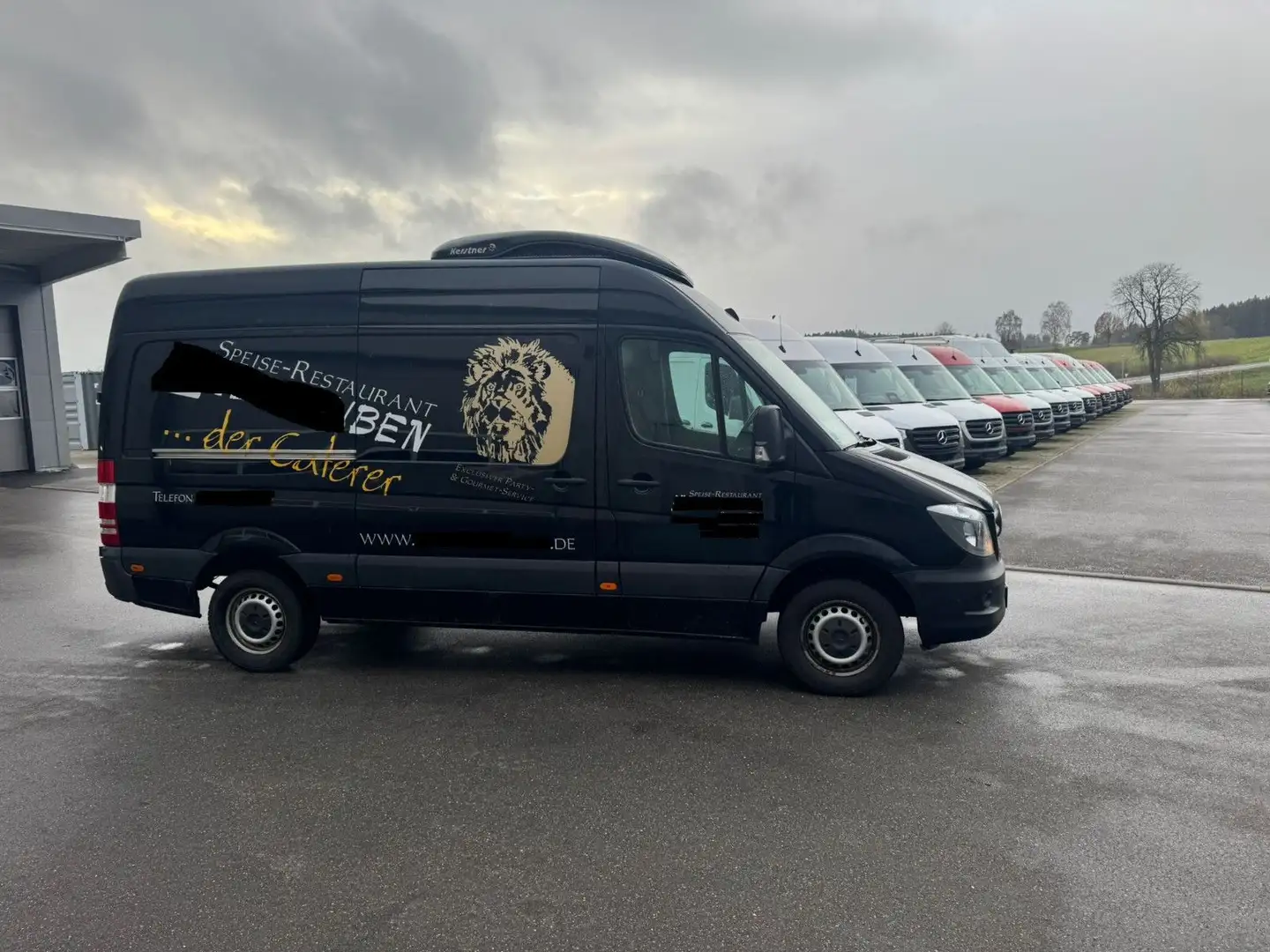 Mercedes-Benz Sprinter 316 CDI Lang Hoch Frischdienst Kerstner Schwarz - 2