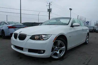 White 2008 BMW 3 Series 328i Convertible RWD Convertible Rear-Wheel Drive 6-Speed Manual