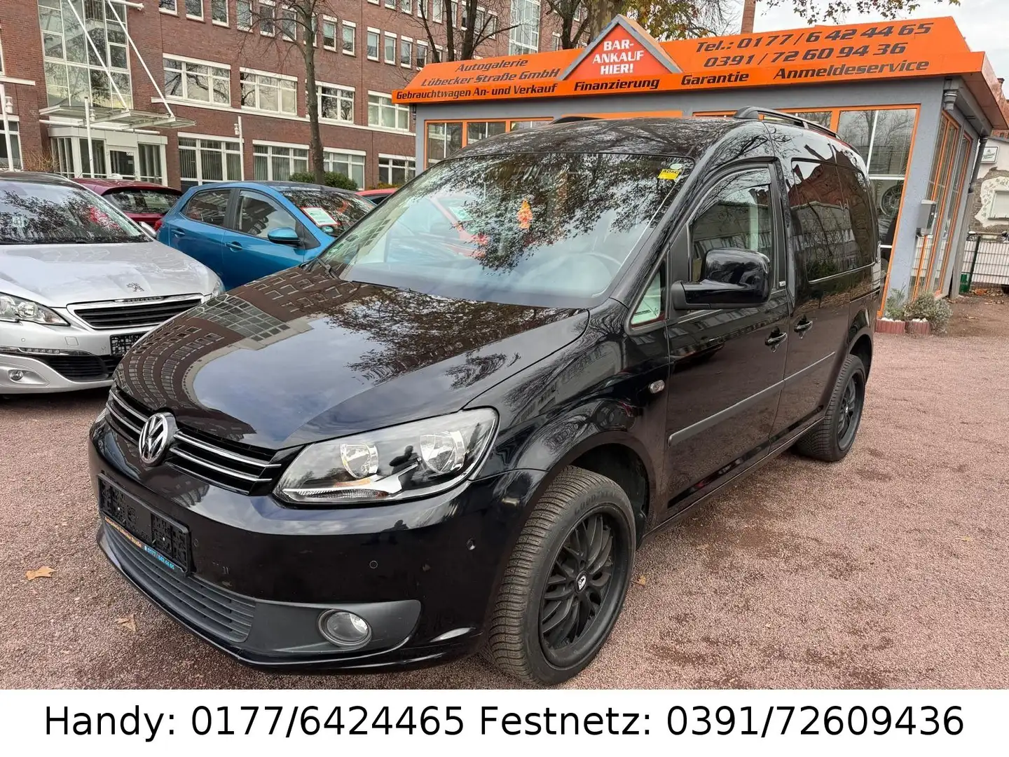 Volkswagen Caddy 1,6TDI JAKO-O Edition ROLLSTUHL-RAMPE Schwarz - 1