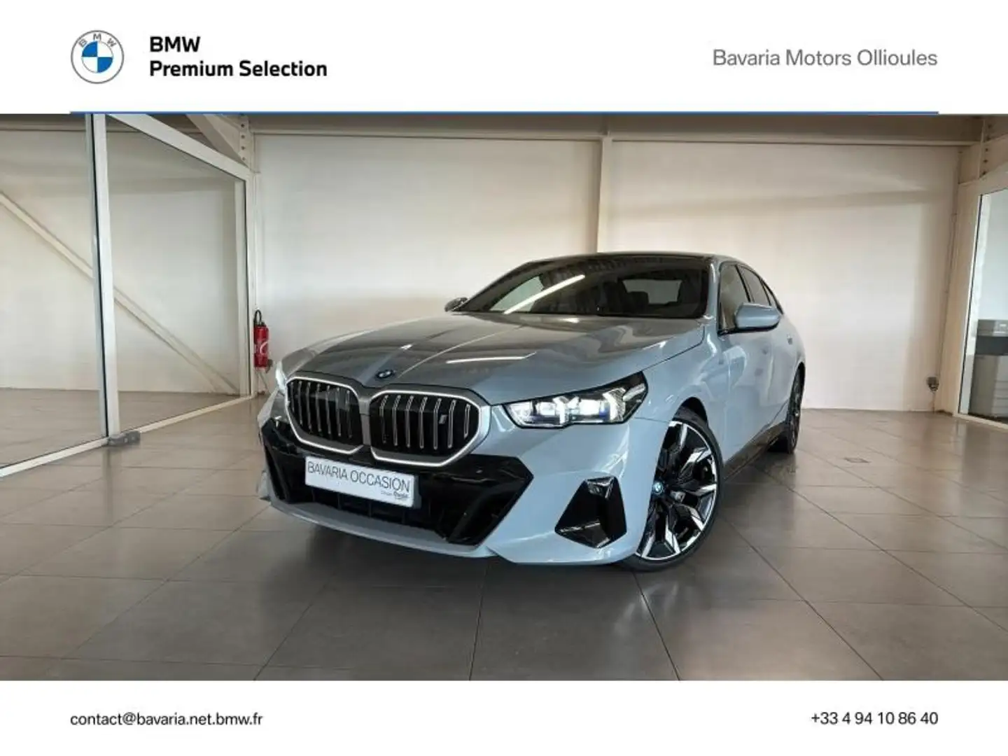 BMW i5 i5 340ch M Sport eDrive40 Gris - 1