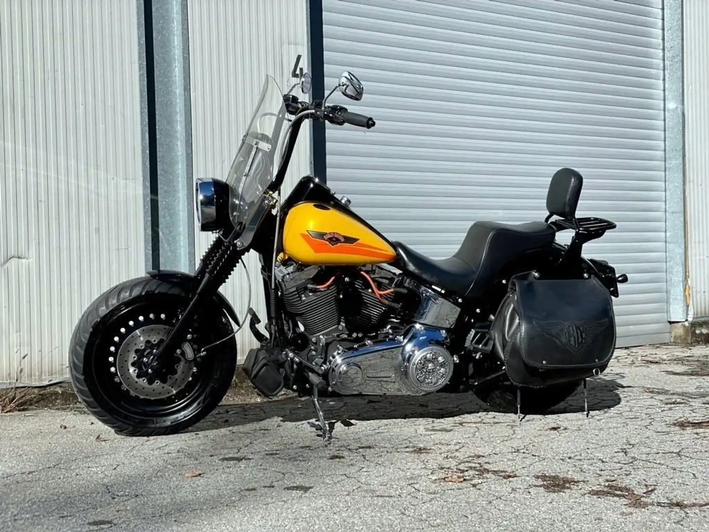 Harley-Davidson Fat Boy žuta - 1