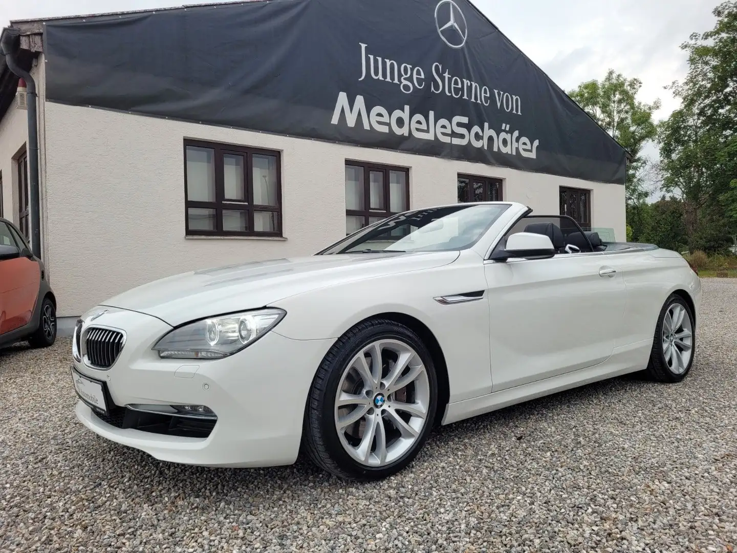 BMW 640 i Cabrio HUD*Memory*Keyless*Navi*Sitzheizung Weiß - 2
