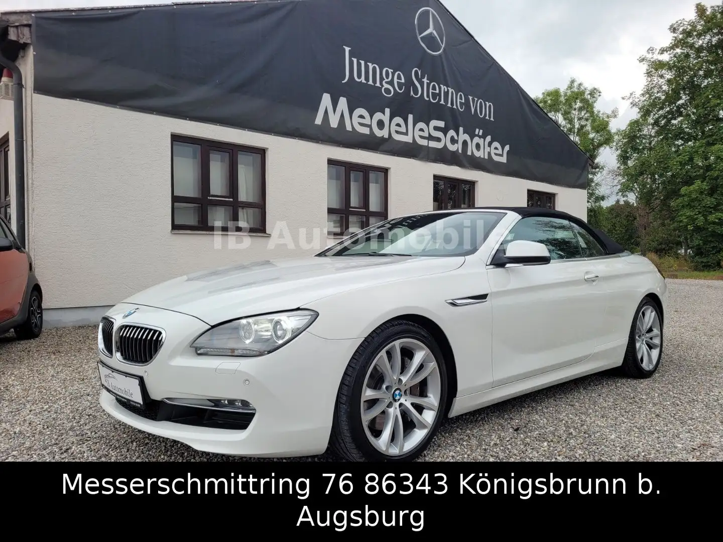 BMW 640 i Cabrio HUD*Memory*Keyless*Navi*Sitzheizung Weiß - 1