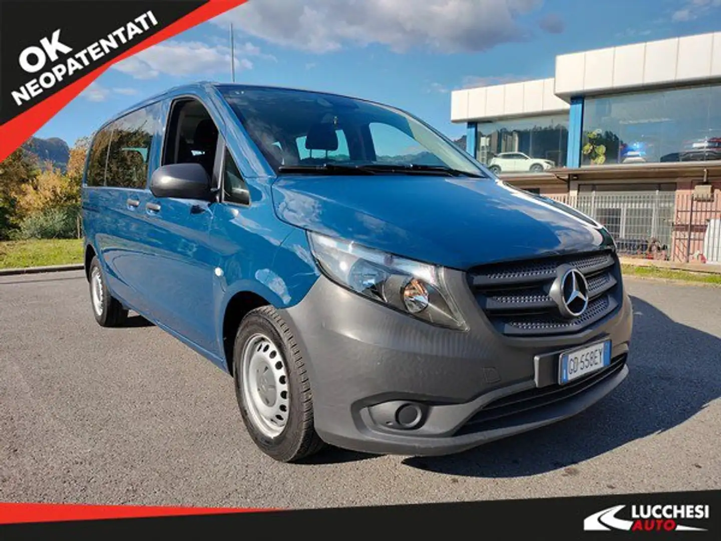Mercedes-Benz Vito Vito 1.7 110 CDI PC Tourer Pro Compact, 8 posti! Blu/Azzurro - 1