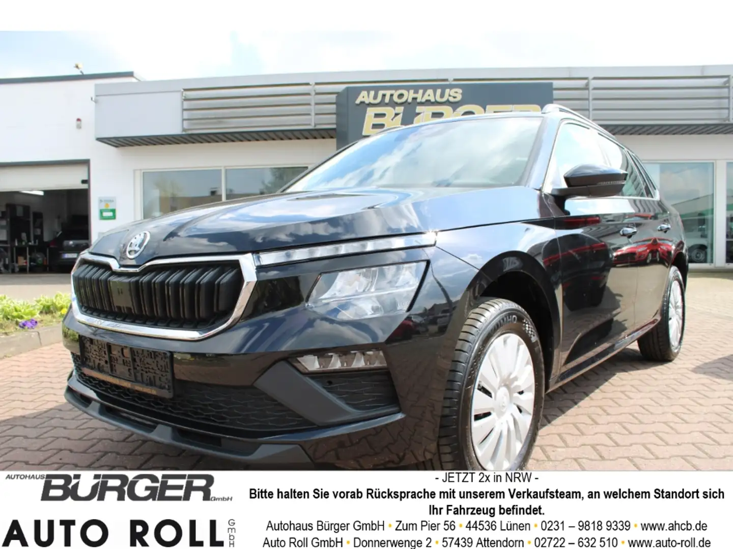 Skoda Kamiq Essence 1.0 TSI LED Kamera SitzHZG Tempo Digitales Zwart - 1