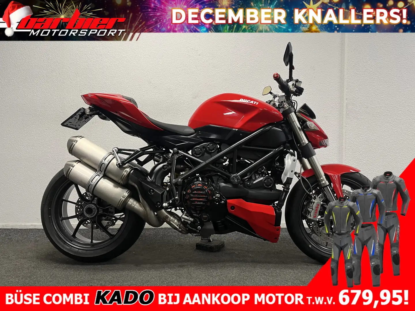 Ducati Streetfighter 1098 Rood - 1