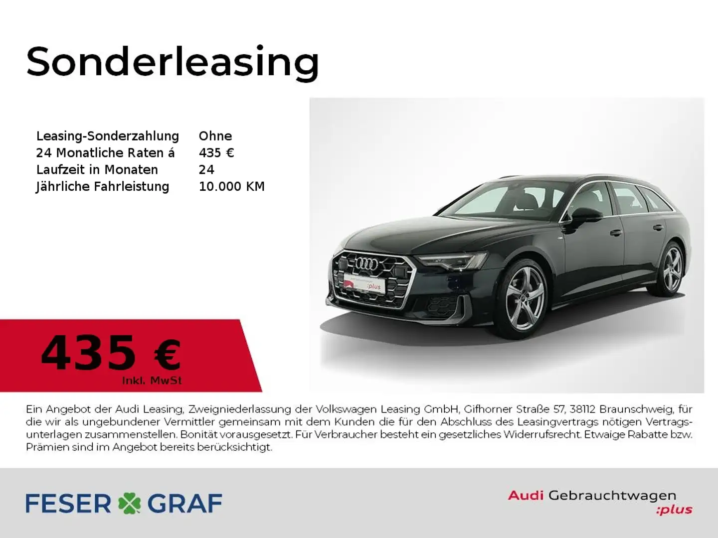 Audi A6 Avant 40 TDI q. S line Ext/Matrix/Pano/ACC/Me Blau - 1