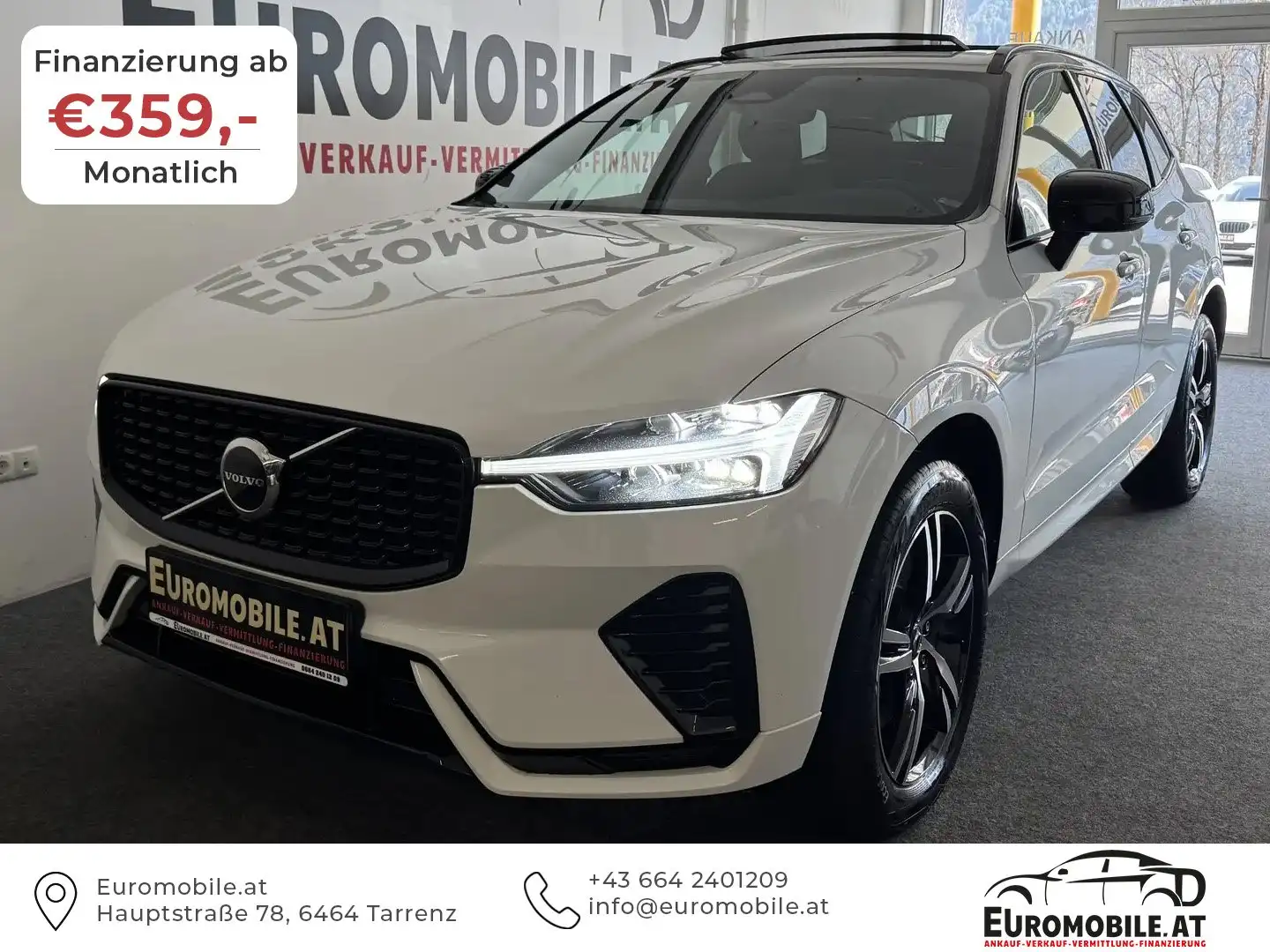 Volvo XC60 R Design 2WD RFK*PANO*VOLL-LEDER*ACC*LR-HZNG*LED* Weiß - 1