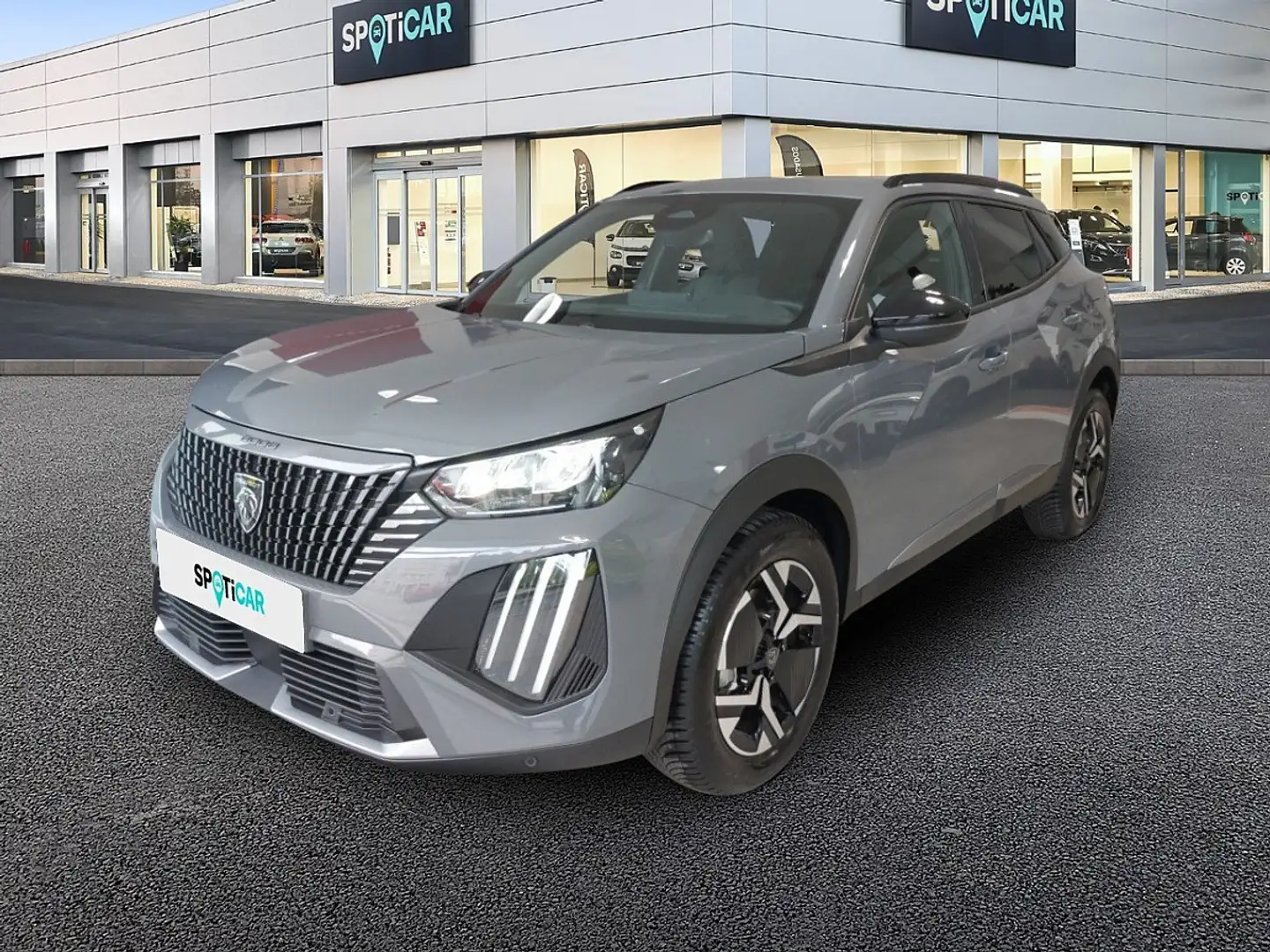 Peugeot 2008 Hybrid 145 e-DCS6 Allure Grau - 1