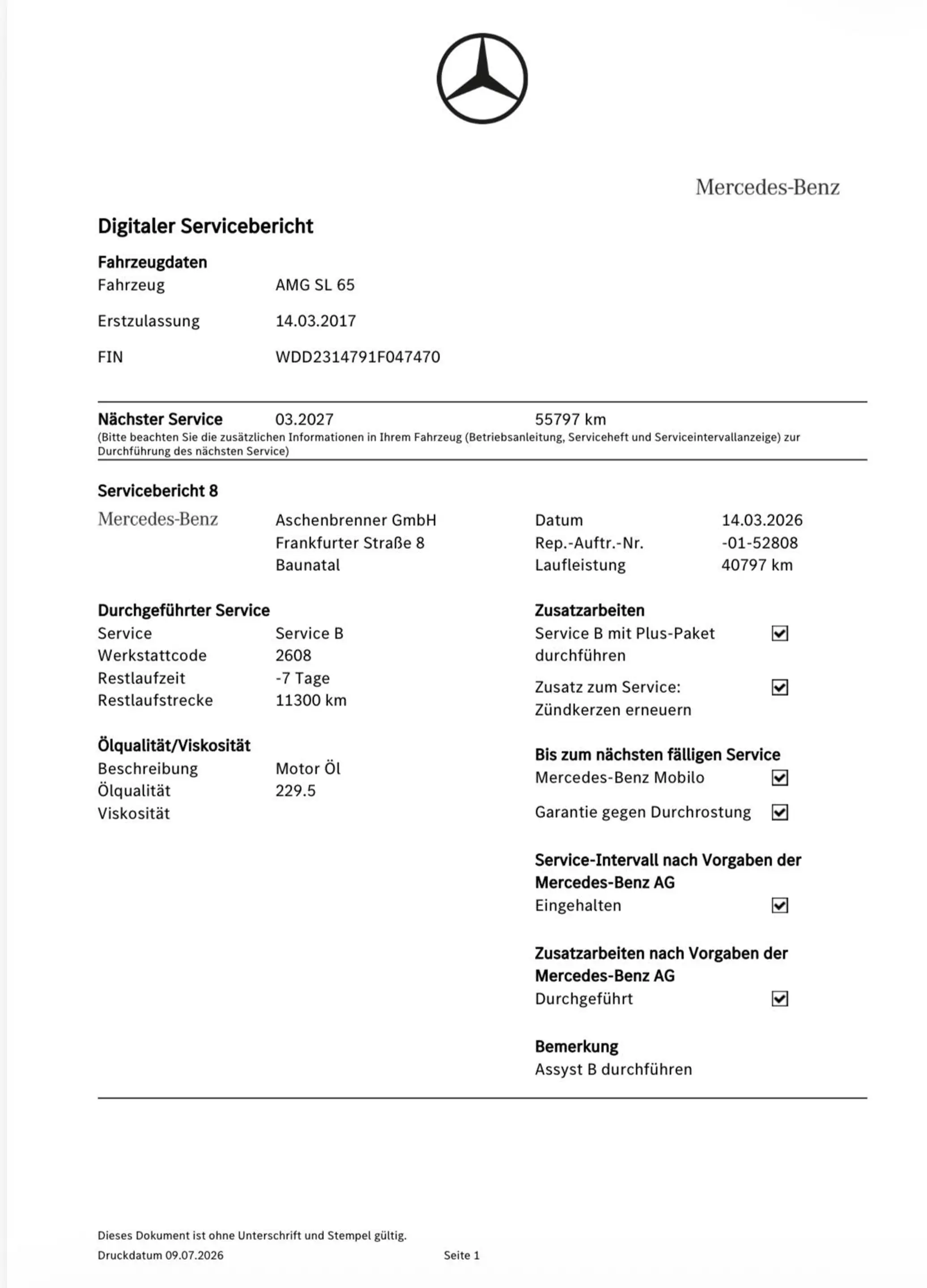 Mercedes-Benz SL 65 AMG SL 65 AMG (231.479)