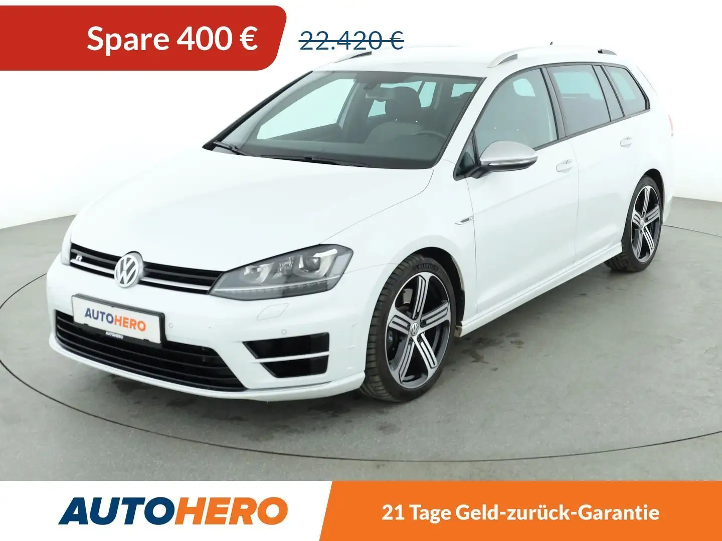 Volkswagen Golf GTI 2.0 TSI R 4Motion BlueMotion Tech Aut.*NAVI*PDC* Weiß - 1